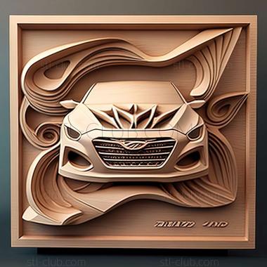 3D модель Hyundai Genesis (STL)